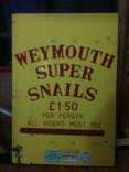 Old 'Super Snail' sign